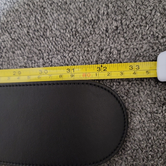 🌟Host pick🌟Authentic Gucci wide leather belt with Double G pearl - Picture 15 of 16